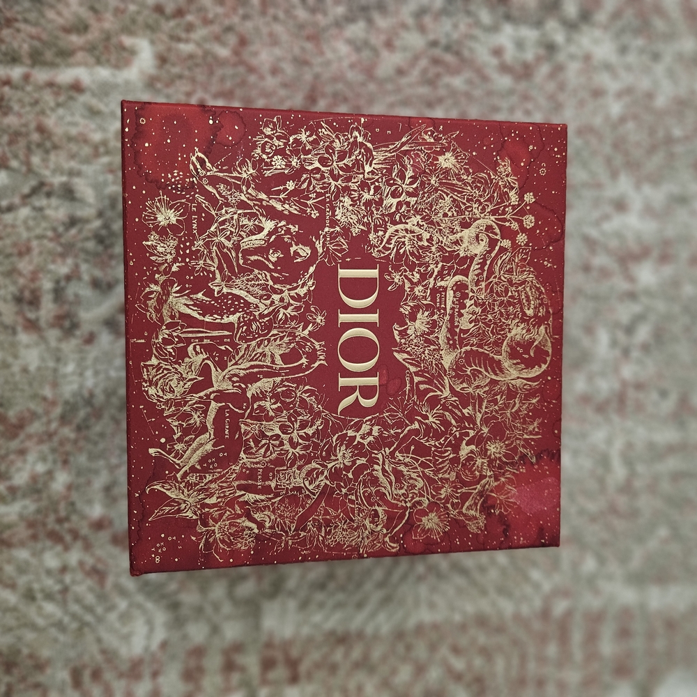 Dior Luxurious Red and Gold Box